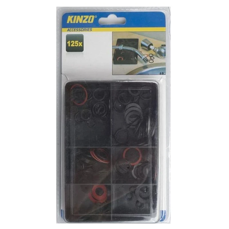 KINZO 79741 Σετ Λαστιχάκια (φλάντζες ) Rubber rings 125 Τεμάχια KINZO 79741 Σετ Λαστιχάκια (φλάντζες ) Rubber rings 125 Τεμάχια