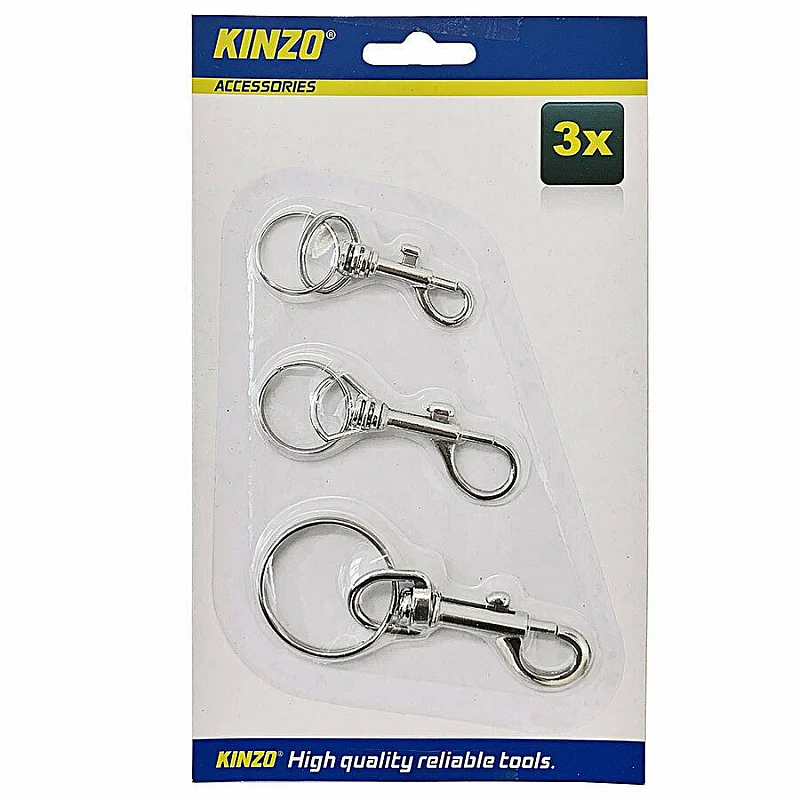 KINZO 79753 Σετ με 3 γάντζους κλειδιών KINZO 79753 Σετ με 3 γάντζους κλειδιών