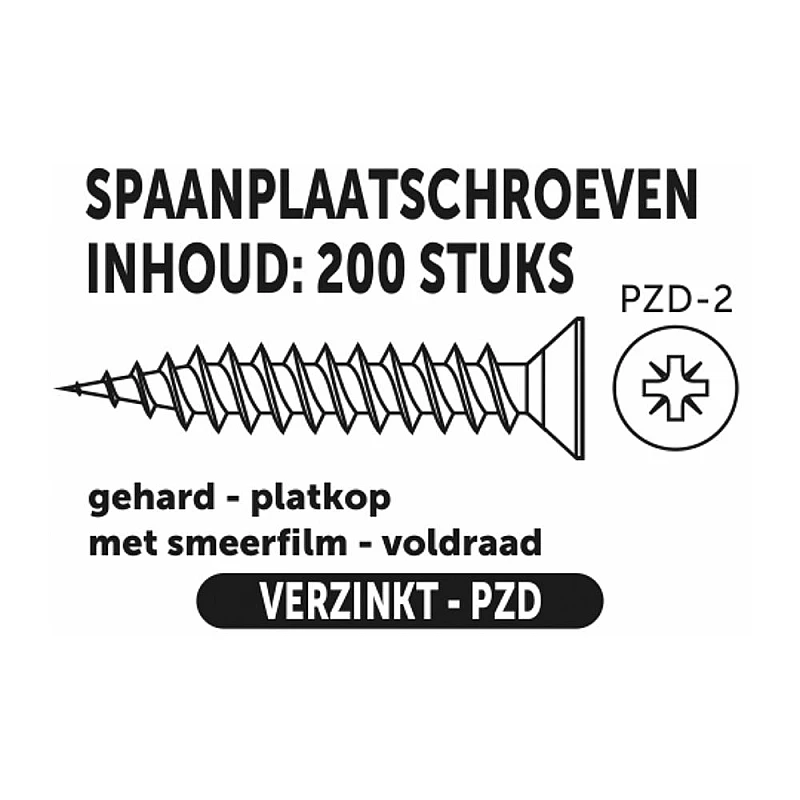 Σετ Βίδες ξύλου γαλβανισμένες 5.0x50mm 200 τεμ.003404 BENSON Tools Σετ Βίδες ξύλου γαλβανισμένες 5.0x50mm 200 τεμ.003404 BENSON Tools
