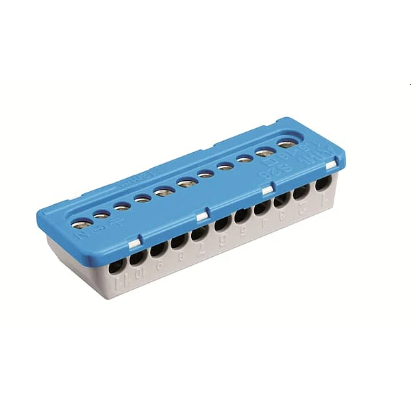 ΑΒΒ F0732 Μπάρα ουδετέρου N 5x16mm² + 6x6mm² μπλε