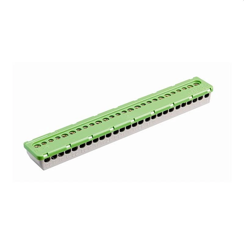 ΑΒΒ F0745 Μπάρα γείωσης 16mm² 26x1.5x16 mm² πράσινο ΑΒΒ F0745 Μπάρα γείωσης 16mm² 26x1.5x16 mm² πράσινο