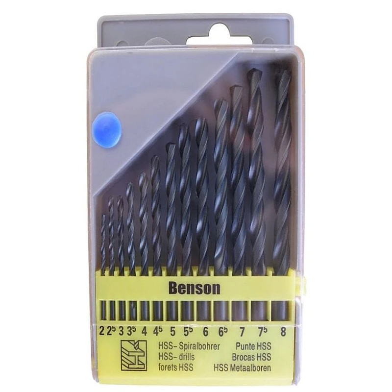 Σετ τρυπανιών μετάλλου HSS 13 τεμαχίων 001807 BENSON Tools Σετ τρυπανιών μετάλλου HSS 13 τεμαχίων 001807 BENSON Tools