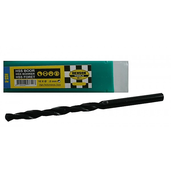Σετ τρυπανιών μετάλλου Φ 3.0 HSS 007681 BENSON Tools 10 τεμαχίων