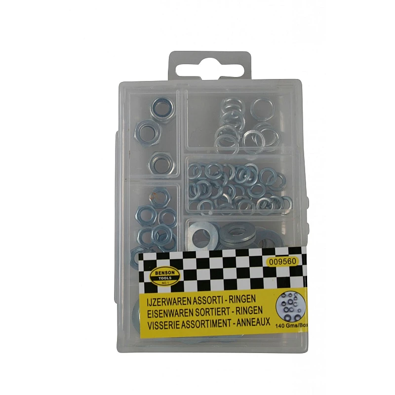 Σετ Παξιμάδια Ροδέλες 140τεμ 009560 BENSON Tools Σετ Παξιμάδια Ροδέλες 140τεμ 009560 BENSON Tools