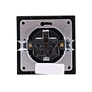 Πρίζα Σούκο χωνευτή 16A 250V Μαύρο 013428 BENSON Πρίζα Σούκο χωνευτή 16A 250V Μαύρο 013428 BENSON