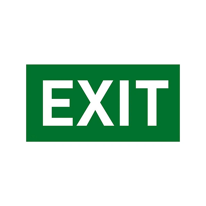 Aca Αυτοκόλλητο EXIT Για Φωτιστικά Ασφαλείας HAP5 Aca Αυτοκόλλητο EXIT Για Φωτιστικά Ασφαλείας HAP5