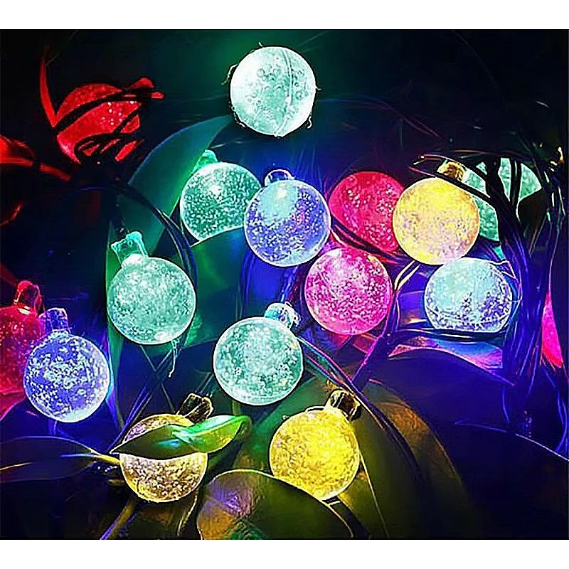 Ηλιακά λαμπάκια 20LED αδιάβροχα 5m Πολύχρωμα επαναφορτιζόμενα LN859 OEM Ηλιακά λαμπάκια 20LED αδιάβροχα 5m Πολύχρωμα επαναφορτιζόμενα LN859 OEM