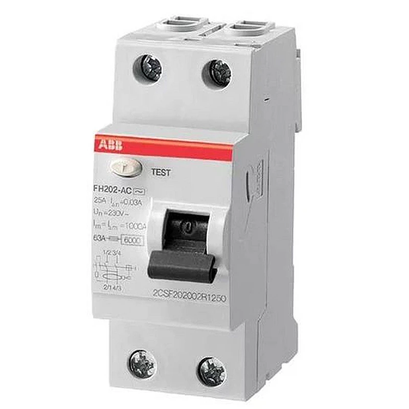 ABB 2Ρ 40Α 30mA Ρελέ Διαφυγής Μονοφασικό (Διακόπτης διαρροής) FH 202AC-40/0.03 ABB 2Ρ 40Α 30mA Ρελέ Διαφυγής Μονοφασικό (Διακόπτης διαρροής) FH 202AC-40/0.03