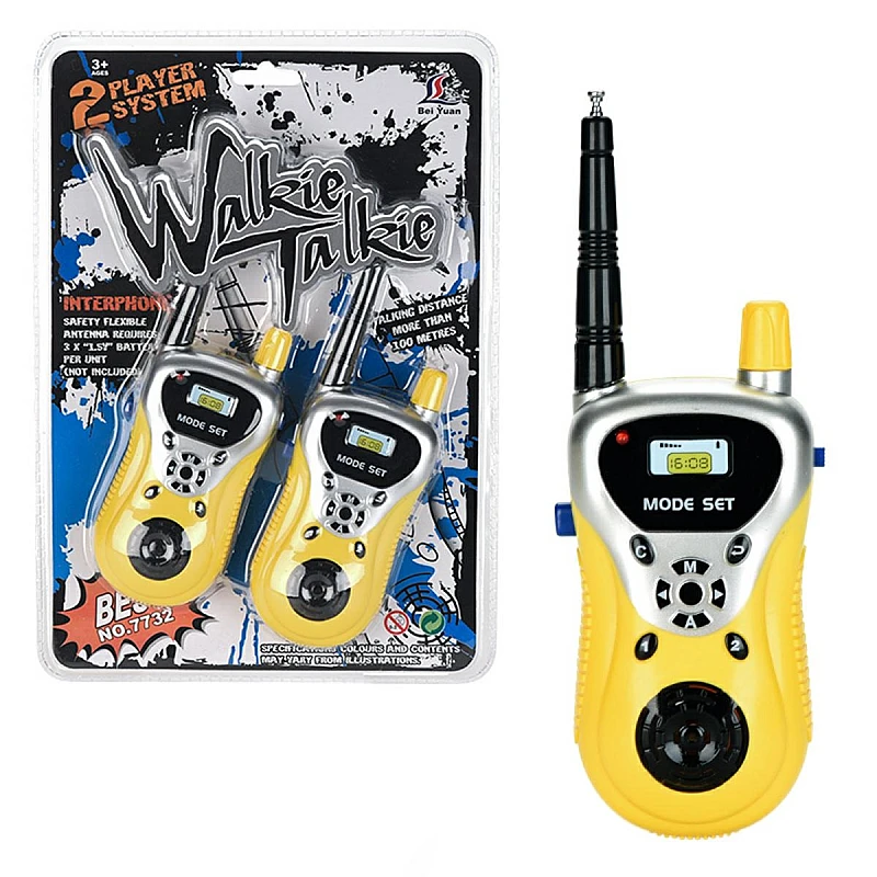 AG490 Walkie Talkie Σετ 2τμχ Σε Κίτρινο Χρώμα AG490 Walkie Talkie Σετ 2τμχ Σε Κίτρινο Χρώμα