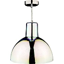 Φωτιστικό Οροφής Κρεμαστό γυαλί E27 Chrome 3D Glass ART-300 VITORAINA 4102450