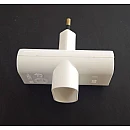 Adaptor Διπολικό Τάφ σε 3 διπολικές TS ELECTRIC 100705
