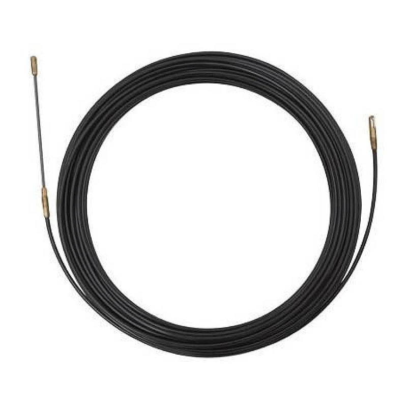 Ατσαλίνα Nylon με αποσπώμενα άκρα 4mm - 15m μαύρη AK-AT-006 Evik Ατσαλίνα Nylon με αποσπώμενα άκρα 4mm - 15m μαύρη AK-AT-006 Evik