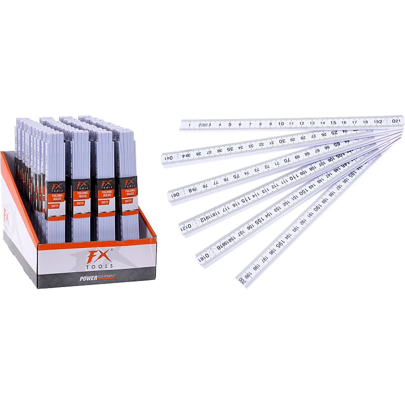 Μέτρο πλαστικό Σπαστό 2 μέτρα C22910170 FX Tools Μέτρο πλαστικό Σπαστό 2 μέτρα C22910170 FX Tools