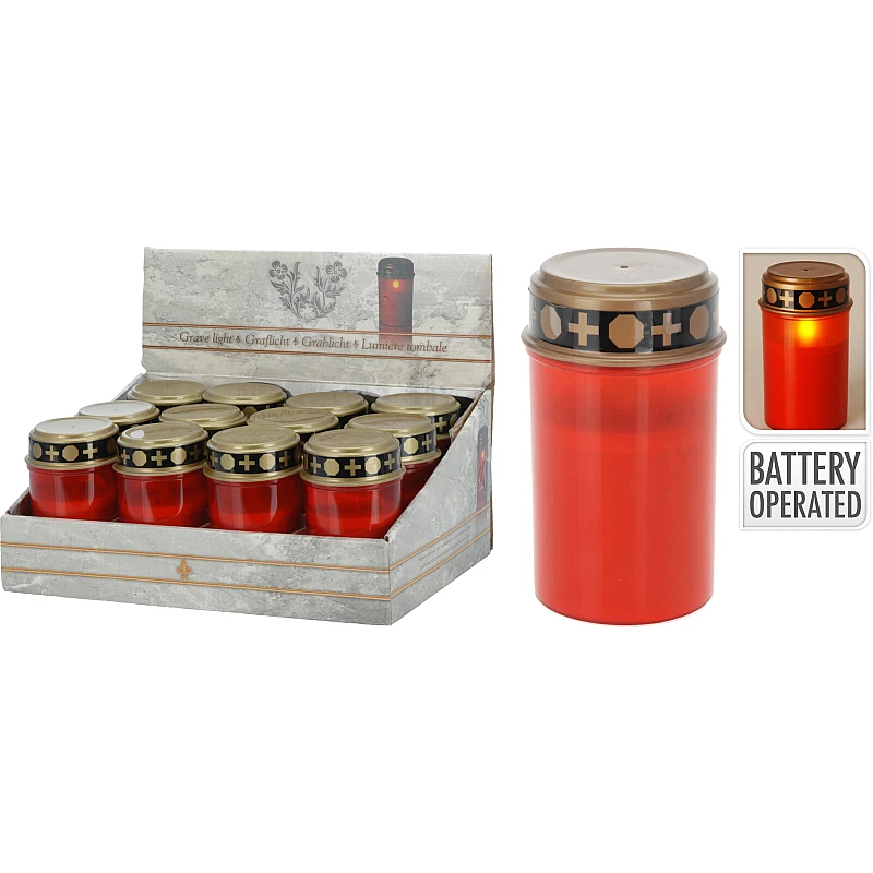 Ηλεκτρικό καντηλάκι LED μπαταρίας GRAVE LIGHT CY5290080 OEM Ηλεκτρικό καντηλάκι LED μπαταρίας GRAVE LIGHT CY5290080 OEM
