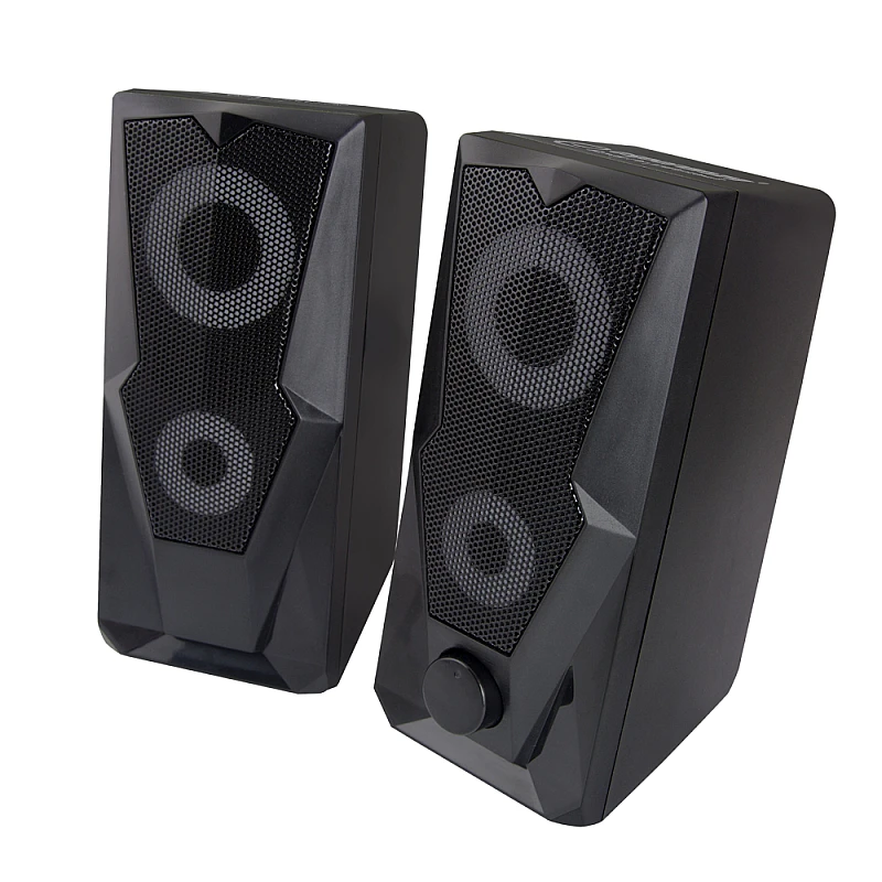 Esperanza Baila Gaming Ηχεία Υπολογιστή 2.0 με Ισχύ 6W με φωτισμό LED σε Μαύρο Χρώμα Esperanza Baila Gaming Ηχεία Υπολογιστή 2.0 με Ισχύ 6W με φωτισμό LED σε Μαύρο Χρώμα