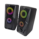 Esperanza Baila Gaming Ηχεία Υπολογιστή 2.0 με Ισχύ 6W με φωτισμό LED σε Μαύρο Χρώμα Esperanza Baila Gaming Ηχεία Υπολογιστή 2.0 με Ισχύ 6W με φωτισμό LED σε Μαύρο Χρώμα