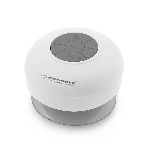 Φορητό Ηχείο Bluetooth 3W λευκό με βεντούζα Sprinkle EP124W Esperanza