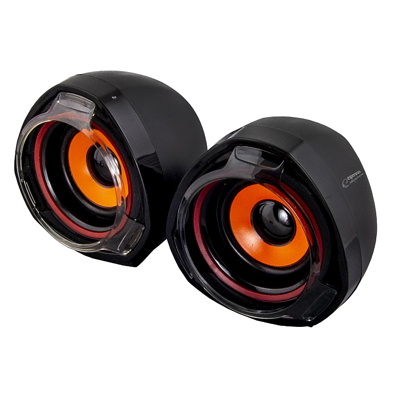 Ηχεία STEREO ESPERANZA USB 2.0 RUMBA EP141 5W σε μαύρο χρώμα Ηχεία STEREO ESPERANZA USB 2.0 RUMBA EP141 5W σε μαύρο χρώμα