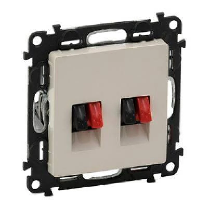 LEGRAND Valena Life Πρίζα Διπλή ηχείων χωνευτή (Κρεμ) Ivory 753278 LEGRAND Valena Life Πρίζα Διπλή ηχείων χωνευτή (Κρεμ) Ivory 753278