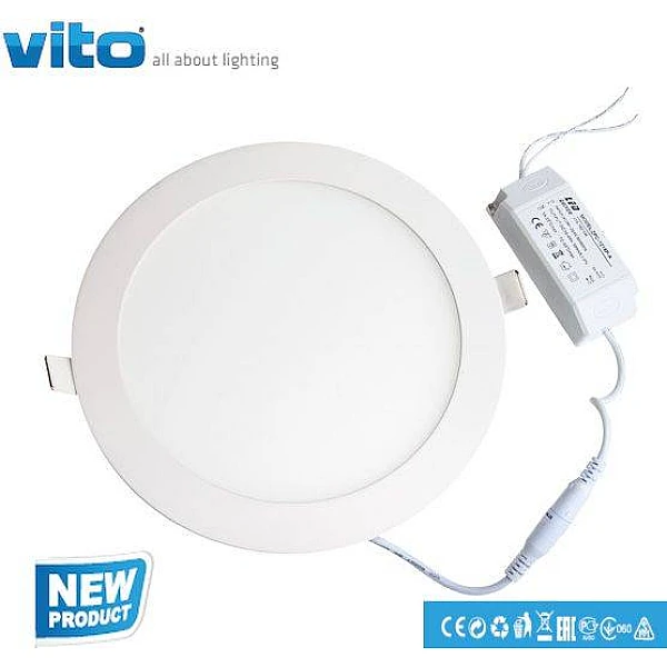 LED Πάνελ Φωτιστικό Οροφής χωνευτό 24Watt Θερμό λευκό 3000K LENA-RX VITO 2024000
