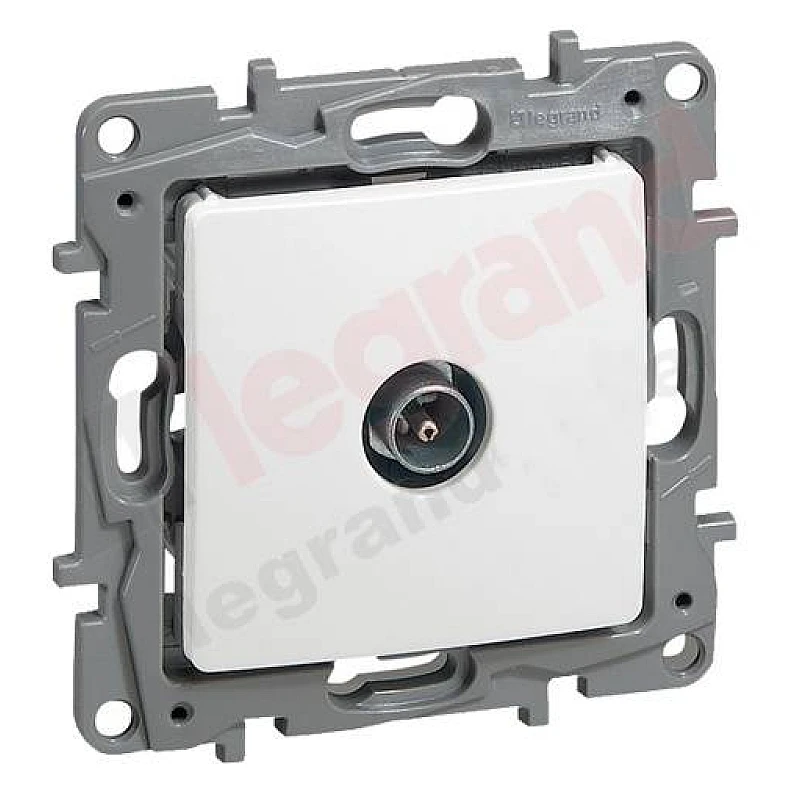 LEGRAND NILOE 764555 Πρίζα τηλεόρασης TV τερματική 10 dB Λευκή LEGRAND NILOE 764555 Πρίζα τηλεόρασης TV τερματική 10 dB Λευκή