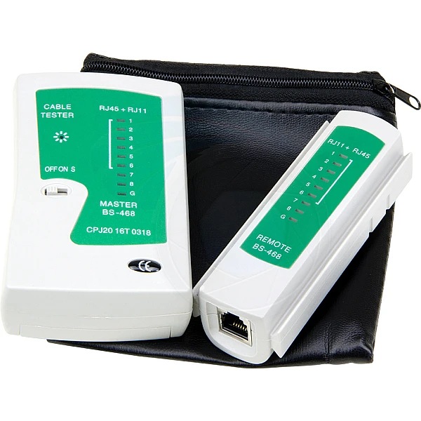 Network tester Έλεγχος δικτυακών καλωδίων RJ45 και RJ11 BS-468 OEM