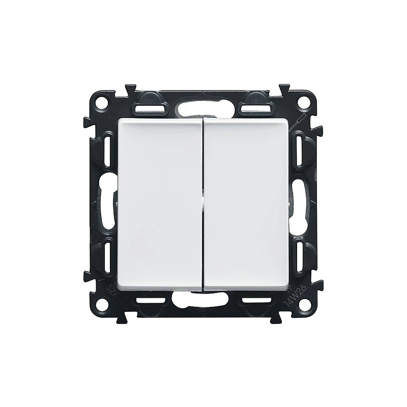 LEGRAND Valena Life Διακόπτης κομμυτατέρ χωνευτός 10A 250V 752105 Λευκό- white LEGRAND Valena Life Διακόπτης κομμυτατέρ χωνευτός 10A 250V 752105 Λευκό- white