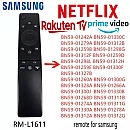 RM-L1611 Τηλεχειριστήριο τηλεόρασης SAMSUNG τύπου Original κατάλληλο για τα μοντέλα 4Κ SMART TV OEM RM-L1611 Τηλεχειριστήριο τηλεόρασης SAMSUNG τύπου Original κατάλληλο για τα μοντέλα 4Κ SMART TV OEM