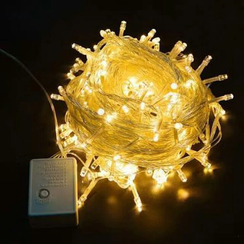 Χριστουγεννιάτικα λαμπάκια LED 100L με κοντρόλ 8 λειτουργιών χρώμα θερμό λευκό WW-100 OEM Χριστουγεννιάτικα λαμπάκια LED 100L με κοντρόλ 8 λειτουργιών χρώμα θερμό λευκό WW-100 OEM