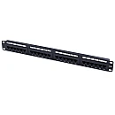 SWPP-CAT5E-UTP24 Patch panel 19" CAT 5e UTP 24 θυρών σε μαύρο χρώμα 1U SAFEWELL SWPP-CAT5E-UTP24 Patch panel 19" CAT 5e UTP 24 θυρών σε μαύρο χρώμα 1U SAFEWELL