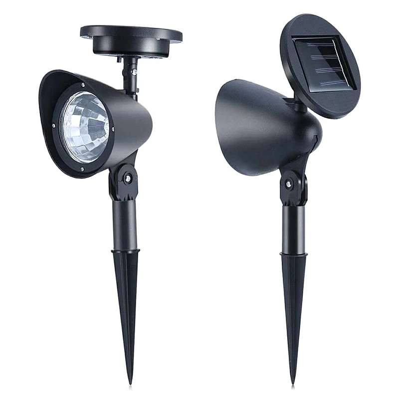 Ηλιακό φωτιστικό Σποτ LED πλαστικό 31cm ZD43 Σετ 2 τεμάχια Ηλιακό φωτιστικό Σποτ LED πλαστικό 31cm ZD43 Σετ 2 τεμάχια