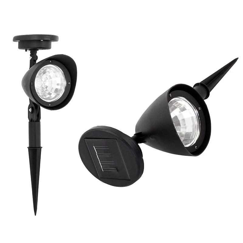 Ηλιακό φωτιστικό Σποτ LED πλαστικό 31cm ZD43 Σετ 2 τεμάχια Ηλιακό φωτιστικό Σποτ LED πλαστικό 31cm ZD43 Σετ 2 τεμάχια