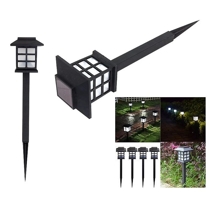 Ηλιακό φωτιστικό φανάρι LED πλαστικό 40cm ZD50 Σετ 2 τεμάχια Ηλιακό φωτιστικό φανάρι LED πλαστικό 40cm ZD50 Σετ 2 τεμάχια