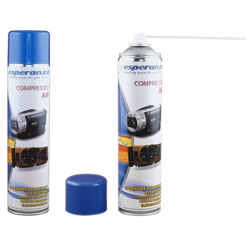 Σπρέι Πεπιεσμένου Αέρα 600ml Dust Remover Esperanza ES118 Σπρέι Πεπιεσμένου Αέρα 600ml Dust Remover Esperanza ES118