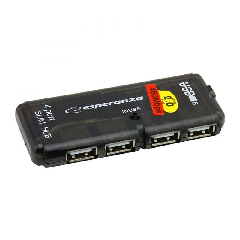 Usb Hub 4 Θέσεων USB 2.0 Esperanza EA112 Usb Hub 4 Θέσεων USB 2.0 Esperanza EA112