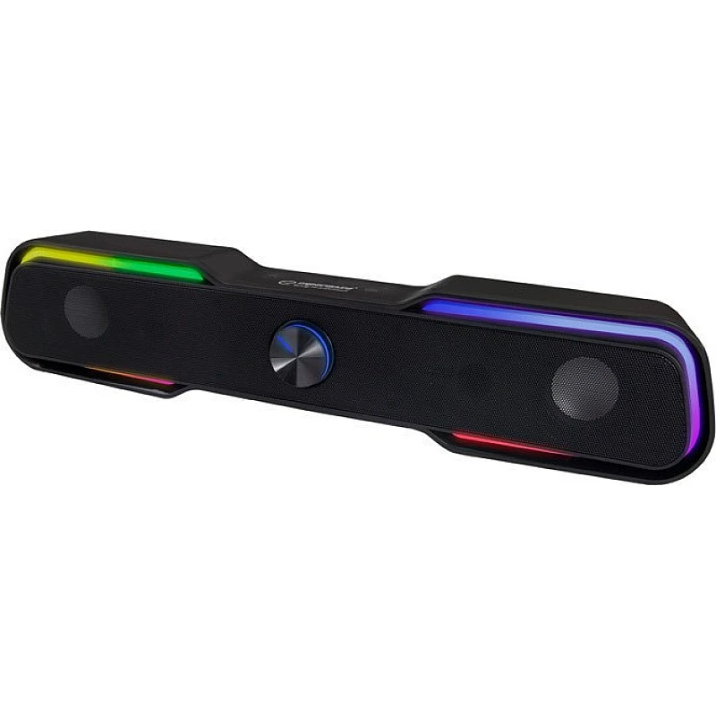 Ηχείο SOUNDBAR ESPERANZA USB 2.0 LED RAINBOW APALA EGS101 2x3W μαύρο Ηχείο SOUNDBAR ESPERANZA USB 2.0 LED RAINBOW APALA EGS101 2x3W μαύρο