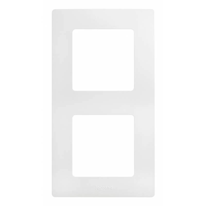 LEGRAND NILOE 665002 Πλαίσιο 2 θέσεων Λευκό LEGRAND NILOE 665002 Πλαίσιο 2 θέσεων Λευκό