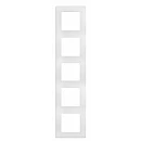 LEGRAND NILOE 665005 Πλαίσιο 5 θέσεων Λευκό LEGRAND NILOE 665005 Πλαίσιο 5 θέσεων Λευκό