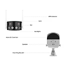CAMWON WIP-P400N Wide Αδιάβροχη IP κάμερα 4Mpixels WiFi/Ethernet Νυχτερινή Λήψη (έως 40 μ.) Λευκή CAMWON WIP-P400N Wide Αδιάβροχη IP κάμερα 4Mpixels WiFi/Ethernet Νυχτερινή Λήψη (έως 40 μ.) Λευκή