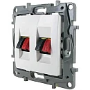 LEGRAND NILOE 664781 Πρίζα διπλή ηχείων Λευκή LEGRAND NILOE 664781 Πρίζα διπλή ηχείων Λευκή