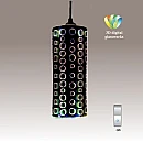 Φωτιστικό Οροφής Κρεμαστό γυαλί E27 Chrome 3D Glass ART-407 VITORAINA 4102530 Φωτιστικό Οροφής Κρεμαστό γυαλί E27 Chrome 3D Glass ART-407 VITORAINA 4102530