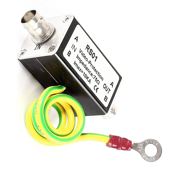 Προστασία κάμερας PSP01 Source video protector BNC and power ANALOGUE/TVI/CVI/AHD