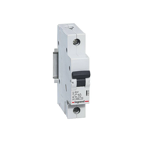 LEGRAND αυτόματη ασφάλεια 1P C10A 6kA RX3 419200