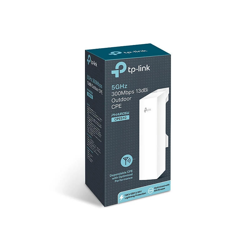 TP-LINK CPE510 V3.2 Access Point Wi‑Fi 4 Single Band (5GHz) για Εξωτερική τοποθέτηση TP-LINK CPE510 V3.2 Access Point Wi‑Fi 4 Single Band (5GHz) για Εξωτερική τοποθέτηση