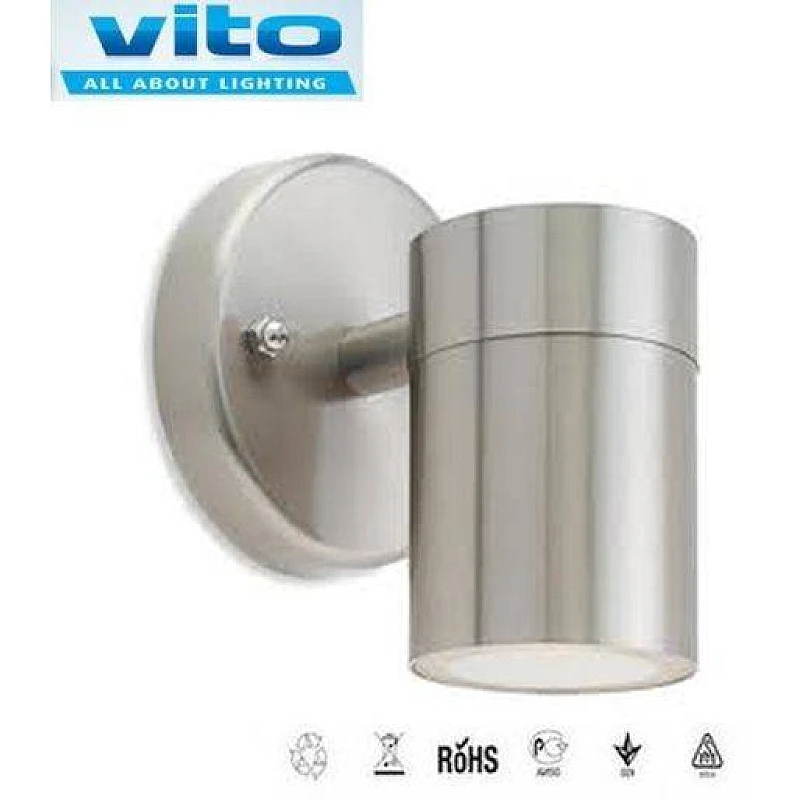 Επιτοίχιο Φωτιστικό εξωτερικό Gu10 STAINLESS STEEL VEGAS-A VITO 3240540 Επιτοίχιο Φωτιστικό εξωτερικό Gu10 STAINLESS STEEL VEGAS-A VITO 3240540