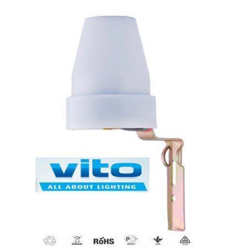 Φωτοκύτταρο μέρας-νύχτας στεγανό IP44 MAX 10Α 230 Volt PHS02 6100020 VITO Φωτοκύτταρο μέρας-νύχτας στεγανό IP44 MAX 10Α 230 Volt PHS02 6100020 VITO