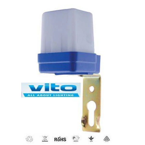 Φωτοκύτταρο μέρας-νύχτας στεγανό 6Α 230 Volt PHS01 VITO 6100010