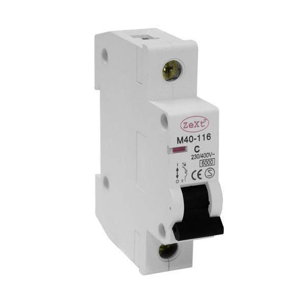 Zext αυτόματη ασφάλεια 1P C50A 6kA A00-M401P-C50