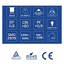 Λαμπτήρας LED σποτ 3W GU10 110º Ψυχρό λευκό 6500K 02506500 OMU Lighting Λαμπτήρας LED σποτ 3W GU10 110º Ψυχρό λευκό 6500K 02506500 OMU Lighting