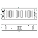 Τροφοδοτικό ταινίας Led SLIM 200W 12V 17A ADLS-200-12 Adlerpower